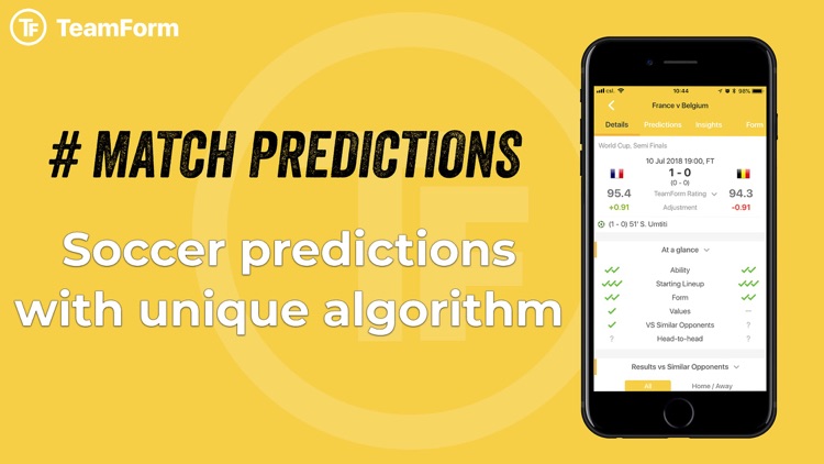 TeamForm - Soccer Predictions