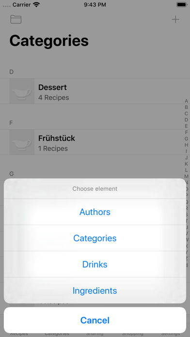 How to cancel & delete My Favorite Recipes from iphone & ipad 4