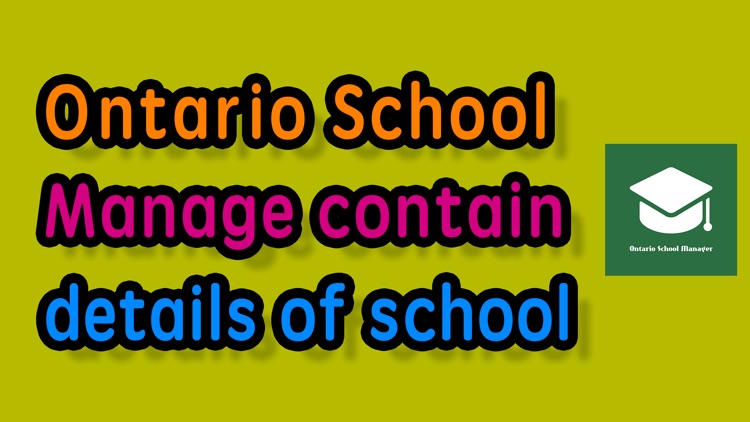 Ontario School Manage