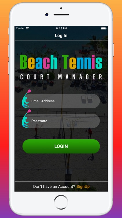 Beach Tennis Court Manager