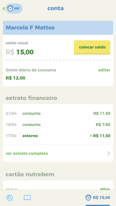 Nutrebem screenshot 2