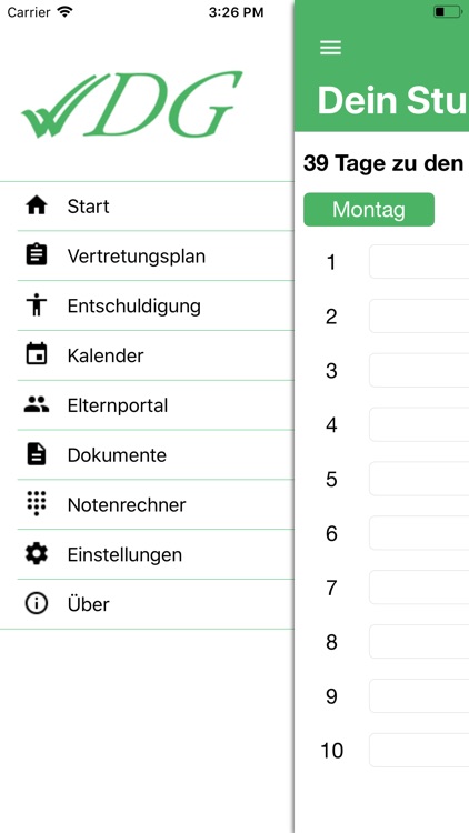 Die WDG-App