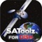 The SAToolz Dish Network Satellite Finder app will quickly allow you to determine if any obstacles like trees or buildings are in the way before you attempt to setup your satellite dish