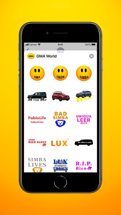 The Wonderful GMA Sticker Pack