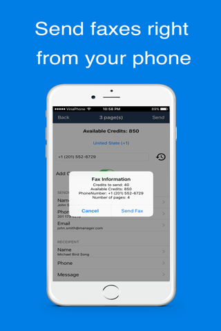 Easy Fax - send fax from phone - náhled