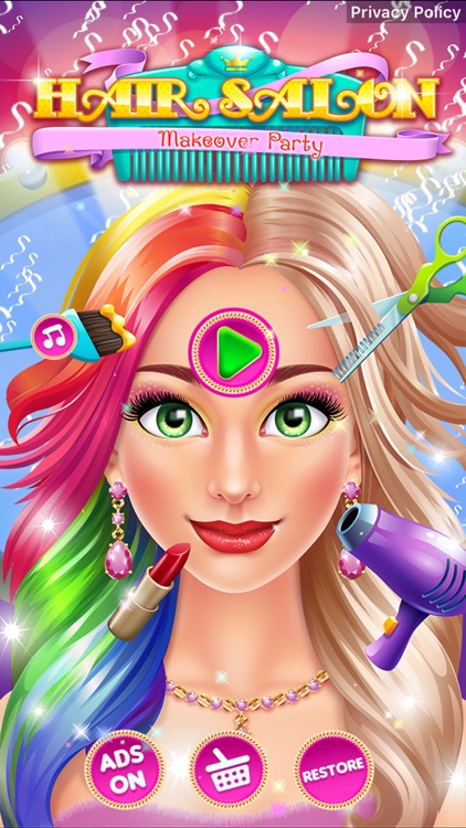 Hair Salon - Makeover Party screenshot-3