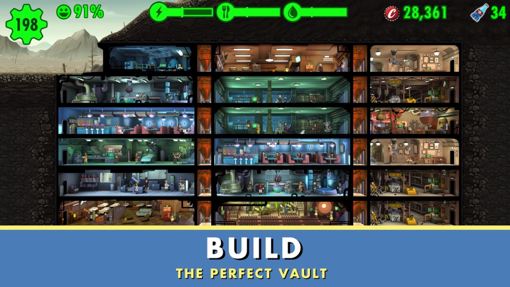 Fallout shelter сколько длится беременность. Фоллаут шелтер на ПК. Идеальное убежище в Fallout Shelter. Fallout на IOS. Красное или черное Fallout Shelter.