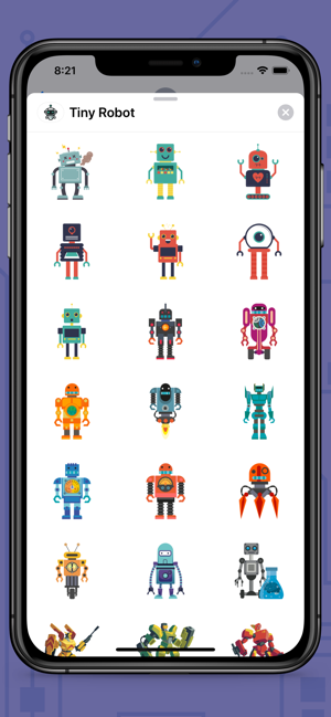 Tiny Robot Stickers(圖2)-速報App