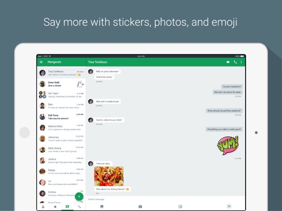 Hangouts - free messaging, video, and voice screenshot