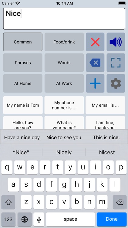 Speech Assistant AAC