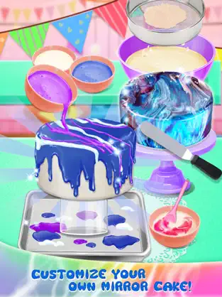 Captura de Pantalla 2 Galaxy Mirror Glaze Cake iphone