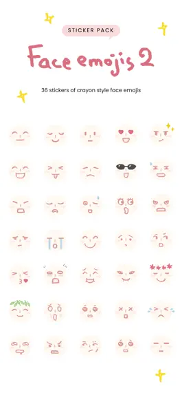 Game screenshot Face Emojis 2 Sticker Pack mod apk