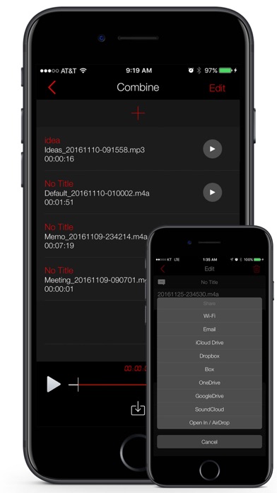 Awesome Voice Recorder PRO AVR Screenshots