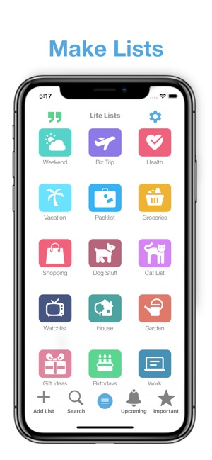 Life Lists: Simple List Maker!(圖1)-速報App