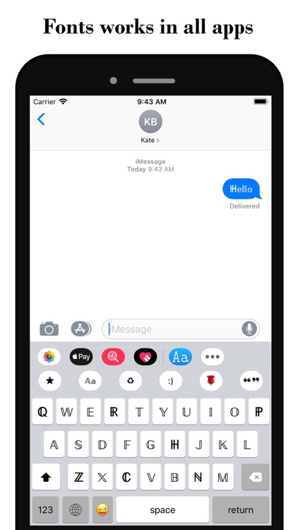 Fonts - Font & Emoji Keyboard screenshot-0