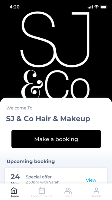 Screenshot #1 pour SJ & Co Hair & Makeup