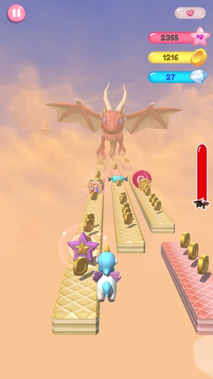 Princess Unicorn:Dragon Escape screenshot-6