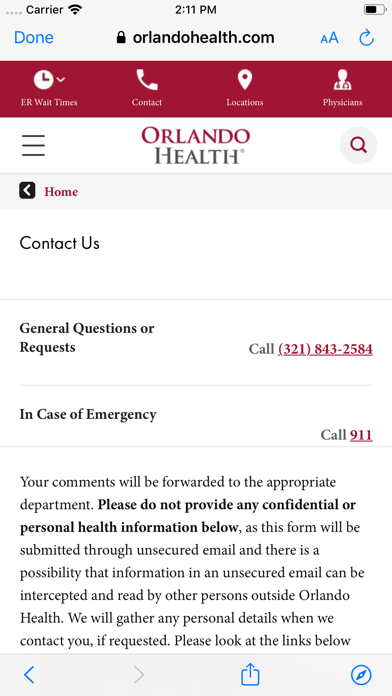 Orlando Health Experience screenshot 3