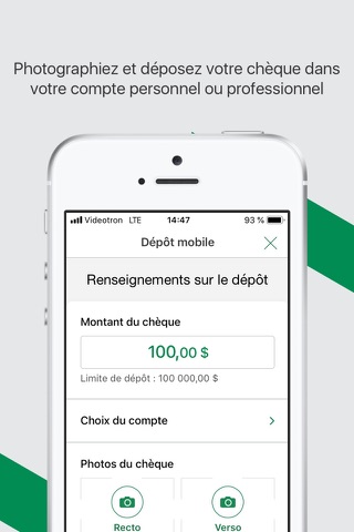 Services mobiles Desjardins screenshot 2