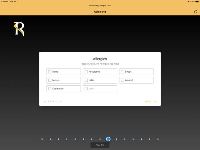 Gold Fang Gallery Reeper Tech