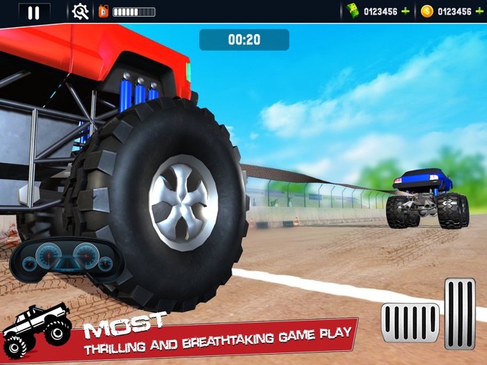 Monster Trucks Tug of War Sim