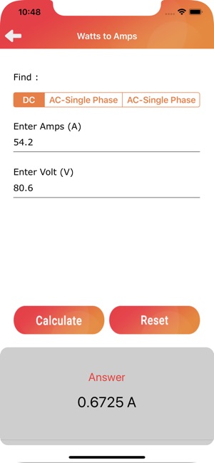 Watt To Amp Calc(圖3)-速報App