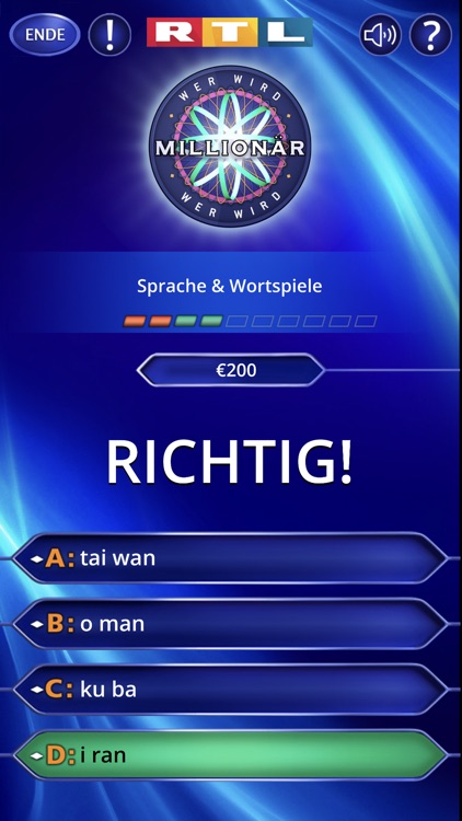 Wer wird Millionär? Training screenshot-3