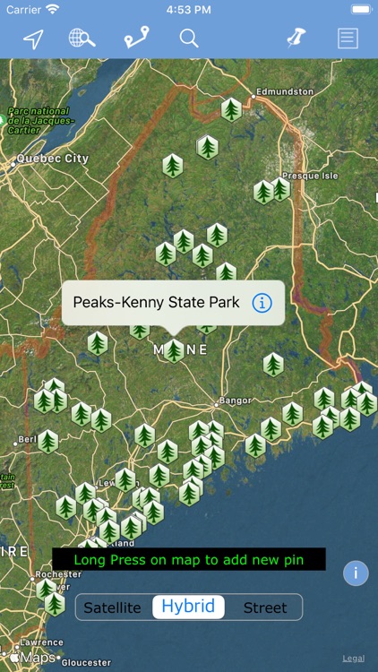 Maine State Parks map!