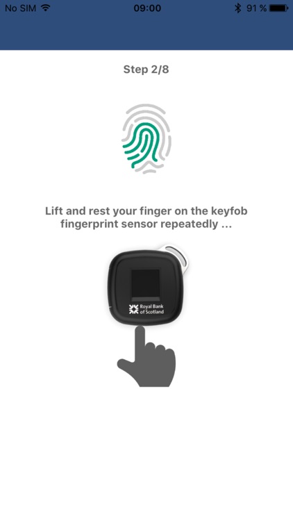RBS Biometric Payment Fob