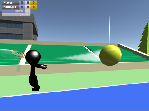 Stickman 3D Tennis screenshot 4