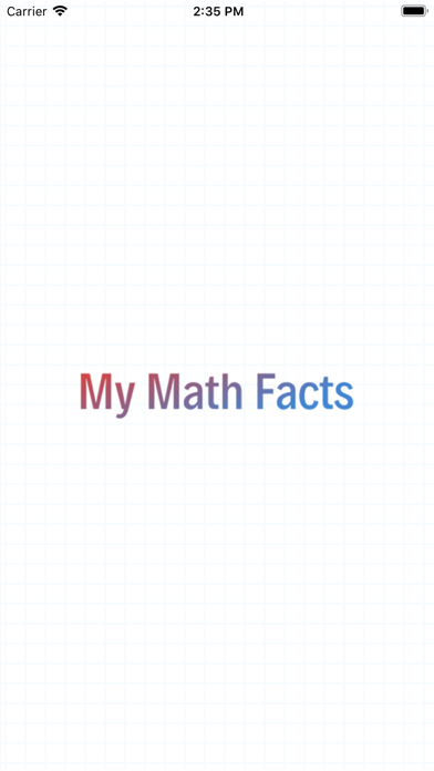 My Math Facts screenshot 2