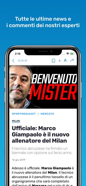 APP SPORTMEDIASET SCARICARE