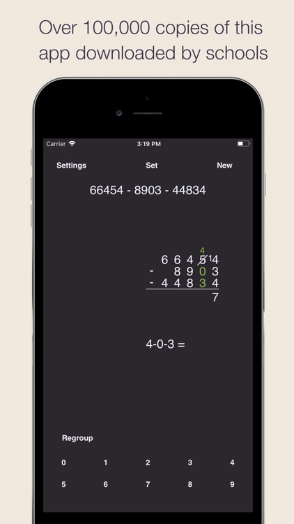 Column Subtraction screenshot-4