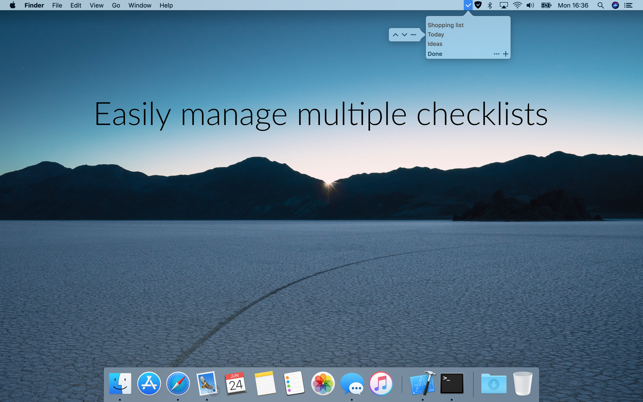 Todoey 2: menu bar checklists(圖3)-速報App