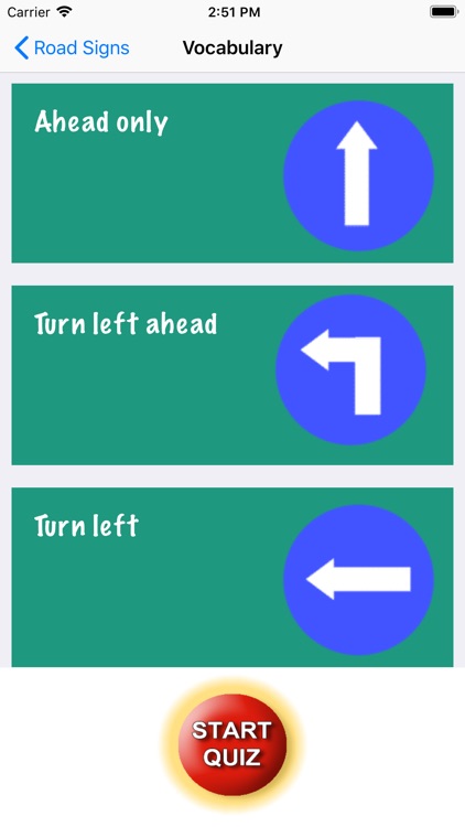 Road Signs vocabulary screenshot-4