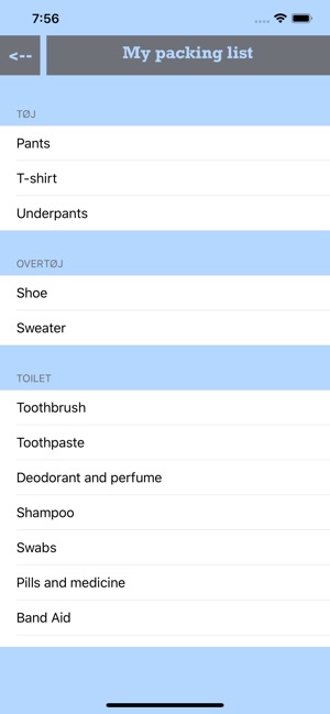 My Packing List(圖1)-速報App