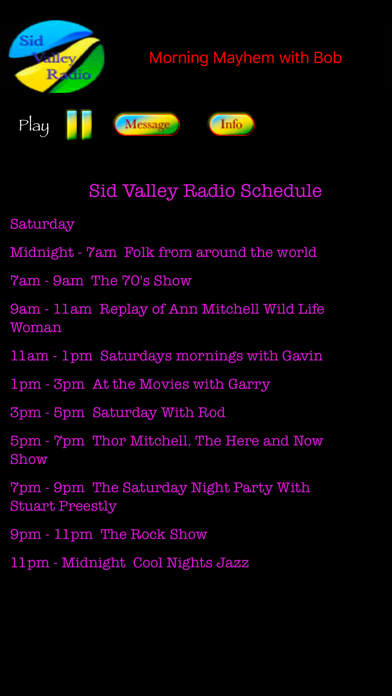 Sid Valley Radio Player screenshot 4