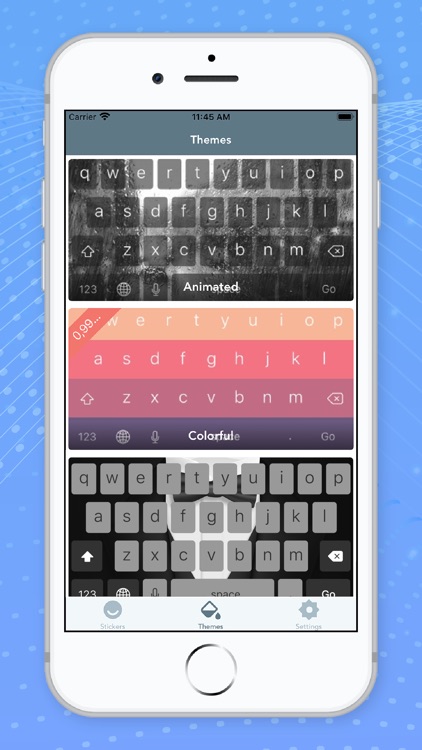 Cool Font & Keyboard Backgound