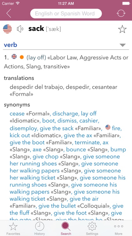 Spanish Slang Dictionary screenshot-3