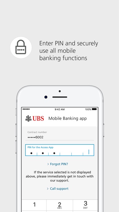 UBS Access – secure login screenshot 4