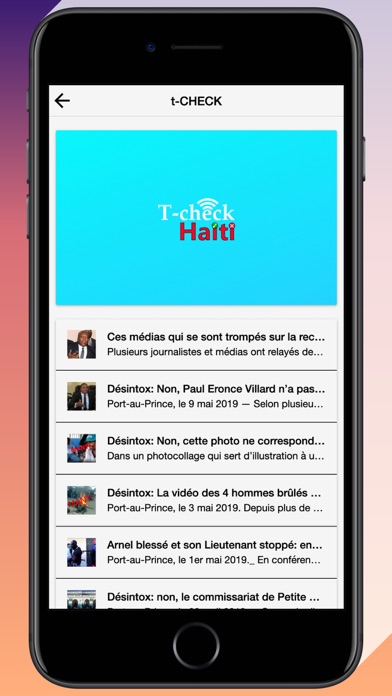 T-Check Haiti screenshot 2