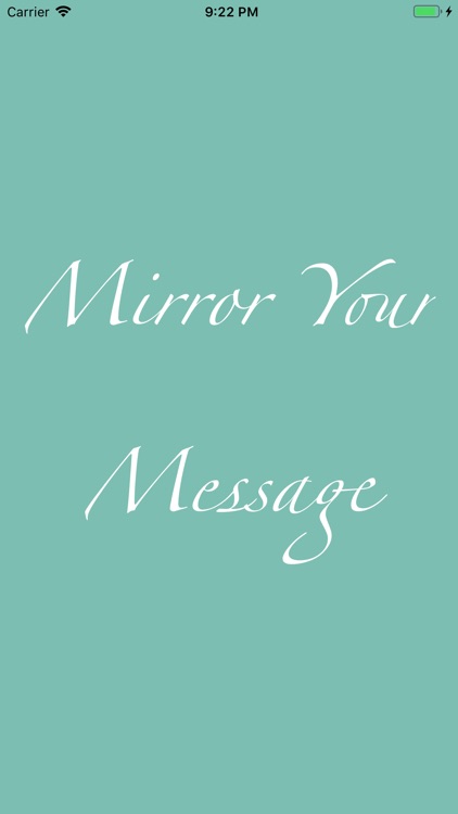 MirrorYourMessage