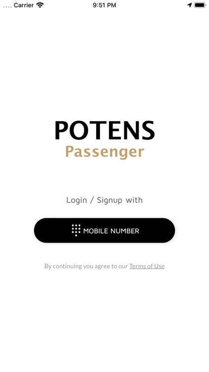 Potens Passenger App