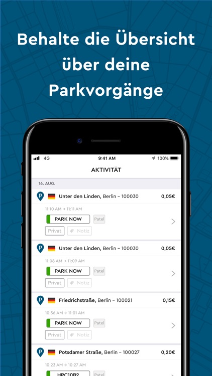 PARK NOW Europas Nr.1 Park-App screenshot-5