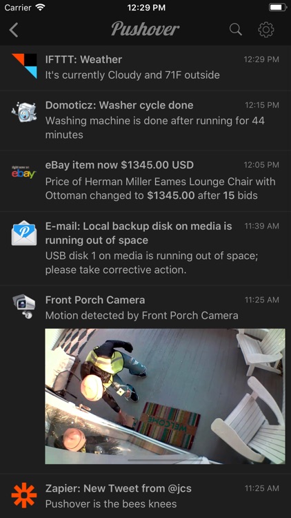 Pushover Notifications