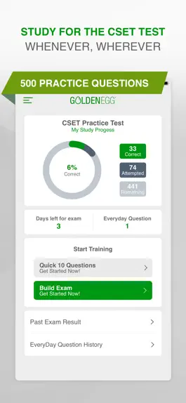 Game screenshot CSET Practice Test Prep mod apk