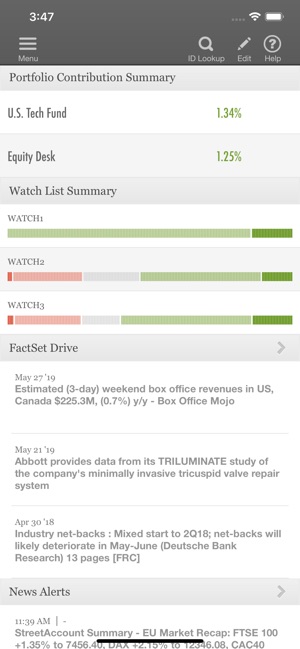 Factset Im App Store