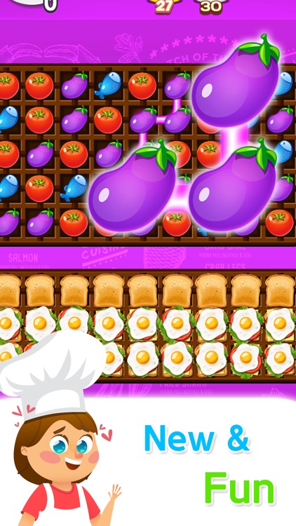 Cooking Sweet - food match 3 screenshot-4