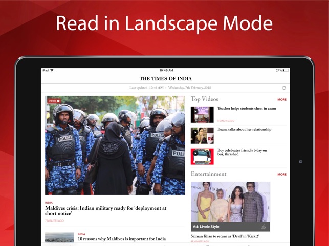 The Times of India for iPad(圖5)-速報App