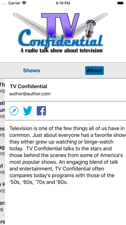 TV Confidential